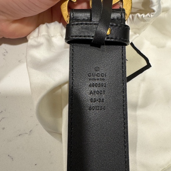 Gucci GG Marmont Wide Belt Size 85 / US 6 with Dustbag - Picture 5 of 9